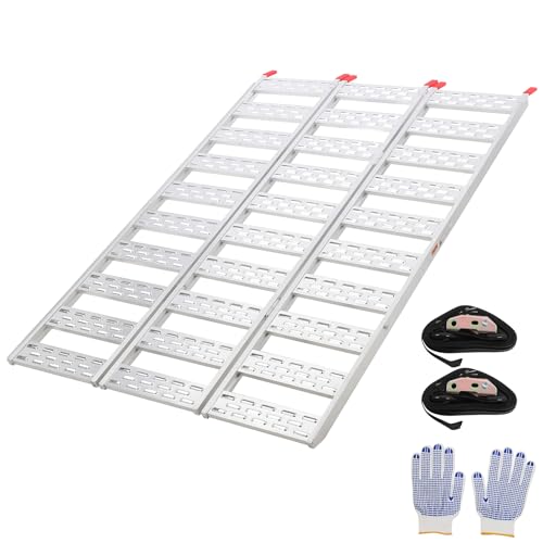 Rampa de carga de aluminio tri-fold, 1500 lbs capacidad