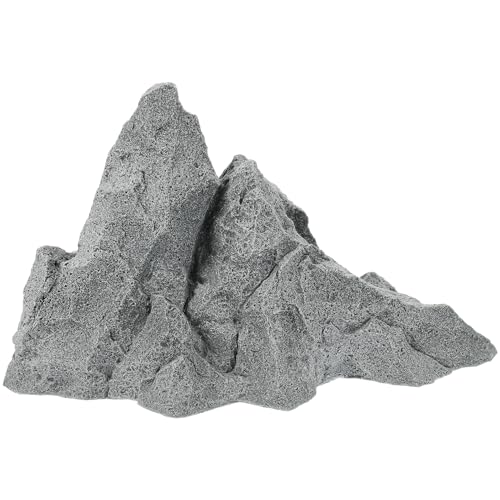 Yardenfun Sandstein Felsen Figurine Garten Deko Langlebig Wetterfest Mikro Landschaftsstein für Bonsai Topfpflanzen Wohnzimmer Büro Terrasse Außenbereich