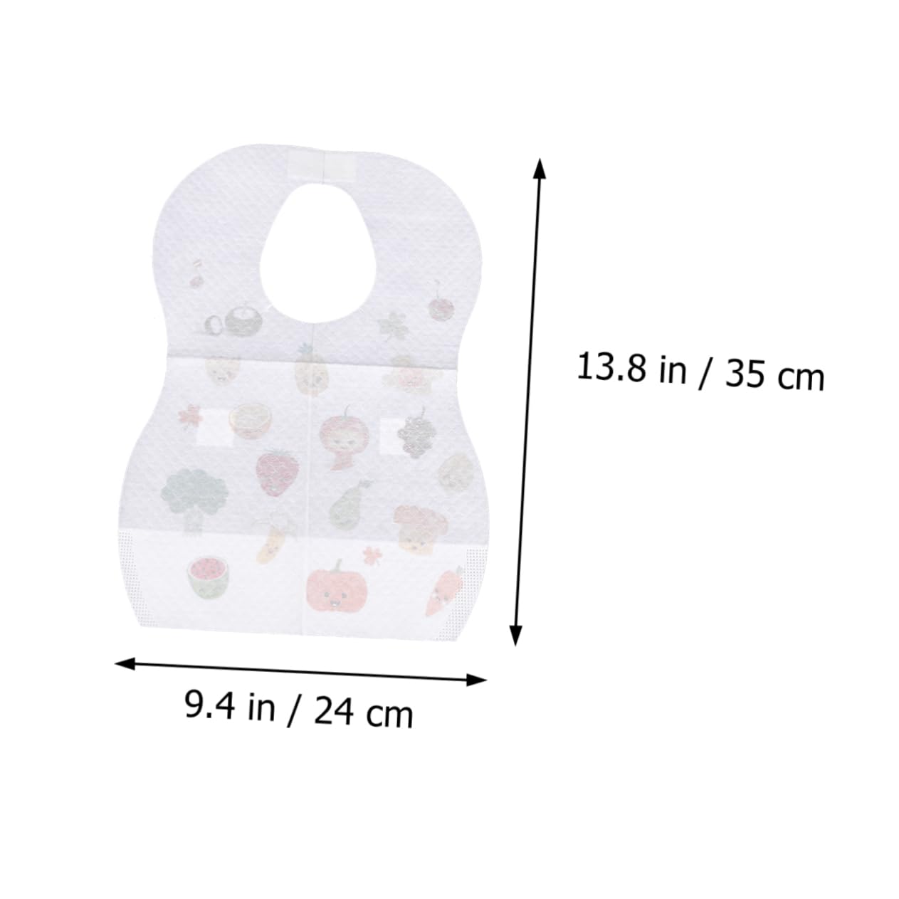 Abaodam 60stücke Wiederverwendbar Babylätzchen Saugfähige Und Wasserdichte Lätzchen Für Neugeborene Praktische Einmal-lätzchen Mit Verstellbarem Design Für Babygrößen Für Zuhause
