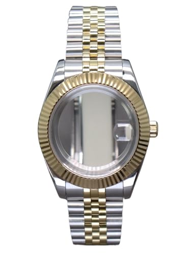 1�� 36/39mm �a�t�����v�P�[�X�p�[�c �K���X NH35 NH36 NH34 8215 ���[�u�����g 28.5mm ������ �S�[���h �V���o�[ �W���r���[ �u���X���b�g �f�C�g�W���X�g(Glass cover 1,36mm Miyota 8215)