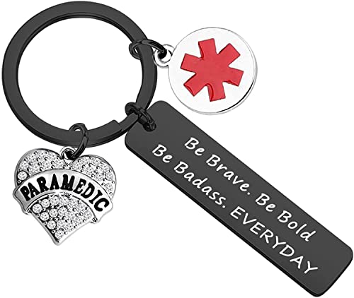 SEIRAA Medical Technician Jewelry Emergency Medical Technician Graduation Gift Paramedic Wife Keychain