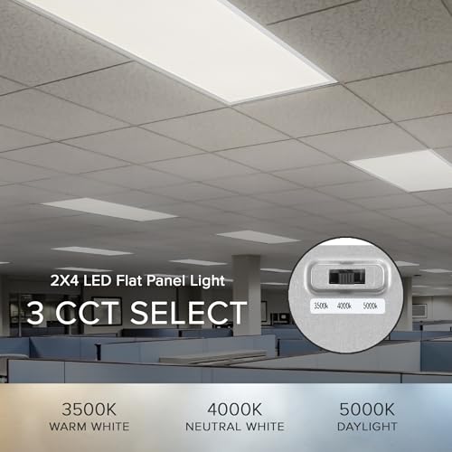 Maxxima 2'x4' LED Panel Ceiling Light Select Watt/Color 5000 Lumens 4 Pack by Maxxima - Used condition - Image 4