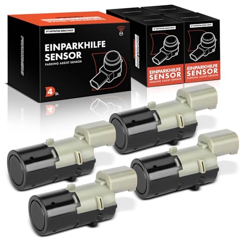 Frankberg 4x Parksensor PDC Sensor Vorne Hinten 3-polig Kompatibel mit 5er E39 520-540 M5 2.0L-4.9L 2001-2003 5er E60 520-550 M5 2.0L-5.0L 2001-2010 X3 E83 E53 Replace# 66206989069