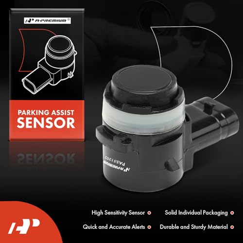 Image of A-Premium Front Outer PDC Reverse Backup Parking Aid Assist Sensor Compatible with Mercedes-Benz C300, C350e, C43 AMG, C450, C63 AMG, C63 AMG S, E250, E300, E350, E400, E43, E450, E53