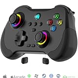 Megadream Gaming Controller for PC/PS4/Switch/iPad/iPhone/Android Gamepad: Supports Cloud Gaming, Streaming on PS5/Xbox/PC, Game Joystick with Hall Trigger/Rocker, Back Button/Turbo, Direct Play, COD