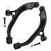 Detroit Axle - Both (2) Front Lower Control Arm and Ball Joint Assembly for 1996-2000 Chrysler Town & Country - [2000 Chrysler Grand Voyager] - 2000 Voyager - 1996-2000 Caravan - 96-00 Grand Caravan