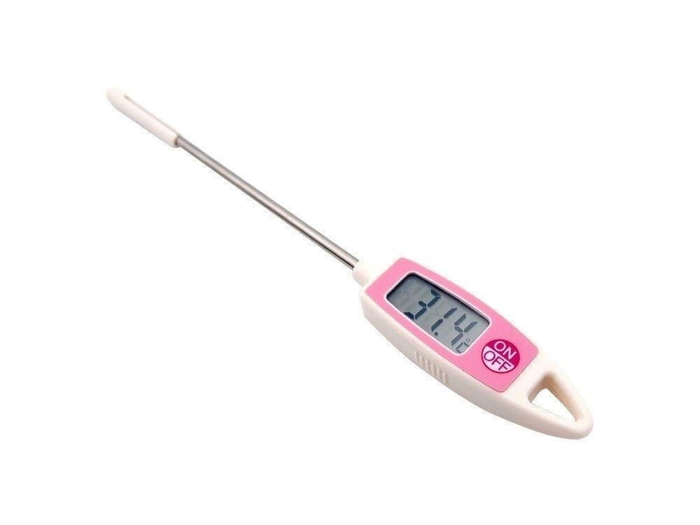 XINGYU Thermometer Küchenlebensmittelthermometer, Backwassertemperatur Warme Milchöltabelle Gebraten, handelsübliches Sondenthermometer, Schwarz, Grün, Rosa Sehr nützliche Haushaltsge