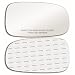 CAR MIRROR BAZAR New Replacement Mirror Glass with FULL SIZE ADHESIVE for 2003-2011 SAAB 9-3 93/2003-2009 SAAB 9-5 95 Passenger Side View Right RH