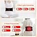 Red Light Therapy Belt for Body Back & Abdomen, 5000mAh Cordless Infrared Waist Wrap with 3 Red Light & 3 Pulse Model, Adjustable & Portable for Wellness/Relaxation