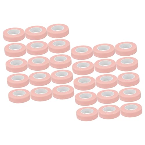 Zerodeko 30 piezas Cinta para Extensión de Pestañas Ancha Transpirable Fácil de Rasgar Adhesiva de Tela No Tejida Uso Profesional y Personal Salones de Belleza