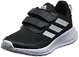 Parte superior textil adidas Tensaur Run, Road Running Shoe, Core Black Cloud White Core Black, 34 EU