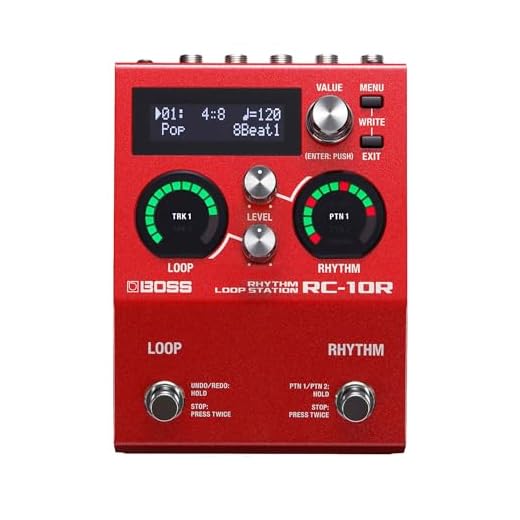 BOSS RC-10R Rhythm Loop Station | Looping basado en canciones y ritmos dinámicos en formato compacto | 280 estilos preset | 16 kits de batería versátiles | Dos pistas