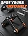 Fitarc Double D Row Handle Cable Attachment for Gym & Home Workouts, V Bar Cable Attachment with Non-Slip Grips, Orange