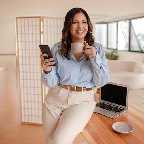 3 Pack Women's Belts for Jeans Dresses Fashion Ladies Skinny Leather Belt with Gold Buckle for Pants4