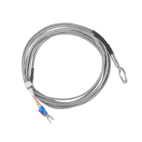 Sonde de capteur cylindrique à méson haute température thermocouple type K 1m