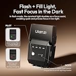 ULANZI SL03 Flash caméra avec lumière vidéo GN8 Speedlite Mini Lampe de poche pour Canon Fuji Sony Nikon et autres DSLR caméra NOT FIT Sony ZV -1F