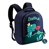 Lehoo Castle Toddler Backpack for Boys, Preschool Backpack Boys Dinosaur, Dinosaur Backpack for Kids, Dino Backpack for Boys Kindergarten (1-3 Years Old)