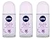 Nivea for Women Deodorant Roll On 1.69 oz - 3 Pack (Double Effect)