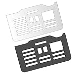  3 x Schutzfolie für DeLonghi PrimaDonna ESAM 6900 M & 6850 - Variante 2 - Abtropfblech - Tassenablage - Abstellblech