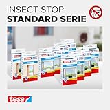 tesa INSECT STOP Klett Fliegengitter Premium für Türen - 2-tlg Insektenschutz mit Klettband, rückstandsfrei entfernbar, zuschneidbar - ohne Bohren - (2 x 65cm)120cm x 250cm - Anthrazit (Durchsichtig)