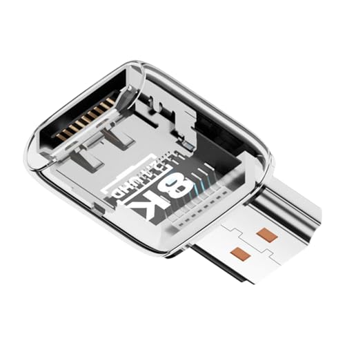 Genérico Adaptador AV - 8k 60Hz Conector Bidireccional,Adaptador AV Macho A Hembra HDTV,para Video Audio Proyector Monitor Ordenador Portátil Televisor HDTV Escritorio Hogar Oficina