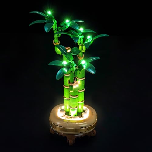 Brickshining LED Lighting Compatible with Lego Lucky Bamboo, Light Kit Compatible with Lego 10344 Botanicals Lucky Bamboo, NOT Included The Model Set