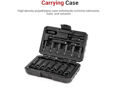Image of TEKTON 1 /4 Inch Drive Impact Socket Set, 29-Piece | SID90401