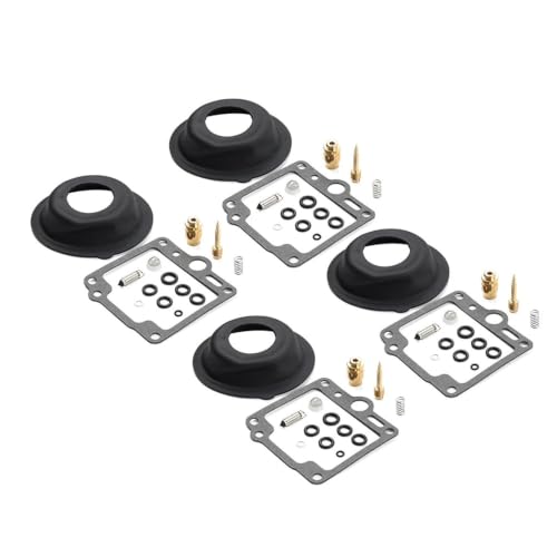 Kit réparation carburateur 4 pièces à membrane haute étanchéité pour moto XJ700X 85-86