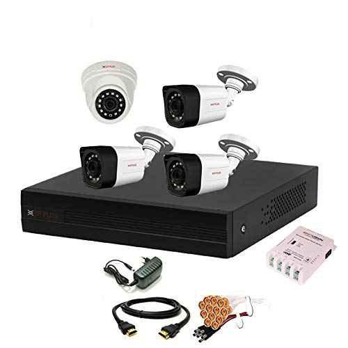 CP Plus 4 Channel 1080p HD CCTV Security Camera Kit