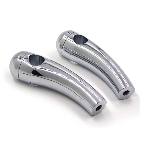 Httmt Mt030-002-1''-Cd Custom Chrome 1 Inch Handlebar 4.5 Inches Risers Handlebar Risers Compatible With Harley Davidson Yamaha Suzuki Kawasaki #TOP5
