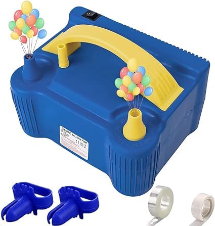 Nestling Electric Balloon Pump,600W Portable Electric Balloon Inflator with Nozzles for Birthday, Party, and Decorations