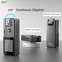 Hoestr 1296P HD testkamera IR éjjellátóval 180° forgó lencsével 64GB 3