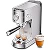 Gevi Commercial Espresso and Coffee Makers, Professional 20 Bar Espresso Maker with Milk Frother, Stainless Steel Expresso Coffee Machines for Home, Compact Cappuccino Machine, Great Gift
