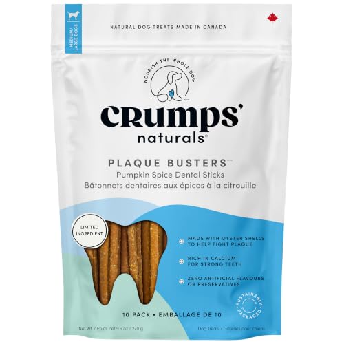 Crumps' Naturals nettoyant plaque 7" courges 10 pack 270g