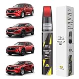 XNA Soul Red Crystal Metallic(46V) for Mazda Touch Up Paint, Car Scratch Remover for Nicks and Chips Repair, 2-In-1 Quick & Easy Fix Car Scratch Repair Kit with Exact Color-Matched