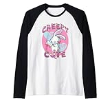 Photo Gallery pastello goth creepy carino maglia con maniche raglan Photo Gallery pastello goth creepy carino maglia con maniche raglan