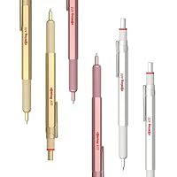 rOtring 600 Kugelschreiber | mittlere Spitze | Schwarze Tinte | Roségold Schaft | nachfüllbar – Ansicht 6