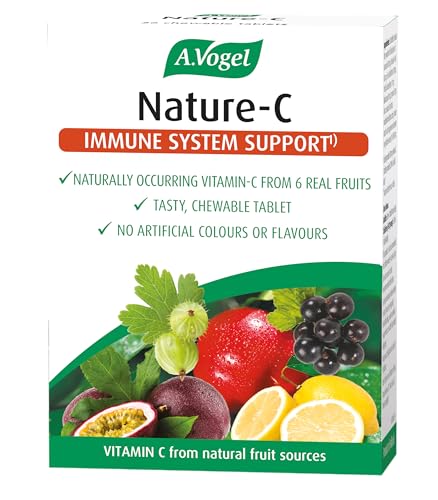 A.Vogel Nature-C | Chewable Vitamin C Tablets for Immune Support* | from Natural Fruit Sources | 36 Tablets