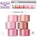 Mr. Pen- Satin Ribbon, 6 Rolls, 1 Inch, 5 Yards/Roll, Shades of Pink Satin Ribbon 1 Inch, Valentine Decoration, Valentine Gift
