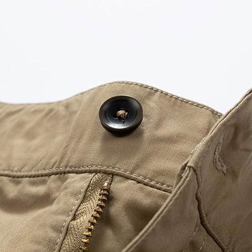 Pantalons cargo elastique extensible short homme pants cargo large multi poches - 7