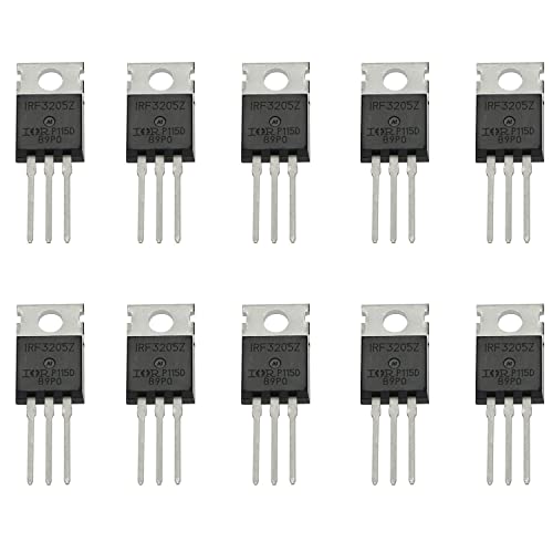 Dzs Elec 10Pcs Irf3205 Mosfet Transistors 110A 55V N-Channel Power Mosfet Transistor To-220 #TOP26