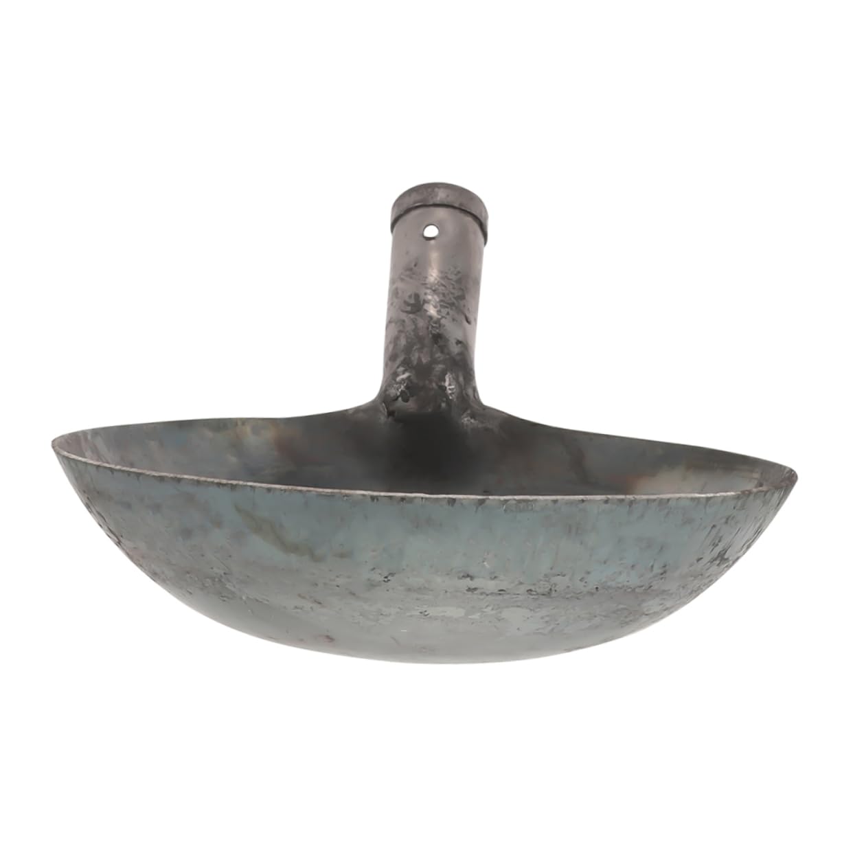 TOYANDONA Pala de Estiércol Metálica Reutilizable para Jardinería y Limpieza de Alcantarillas, Cucharón Vertical de 24 Cm, Herramienta Resistente para Desechos y Lodos Agrícolas