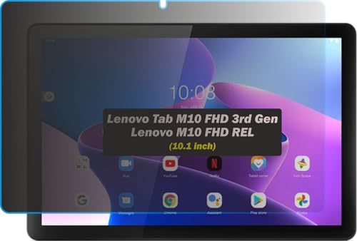 Image of Privacy Anti Peep Matte Screen Guard Compatible With Lenovo Tab M10 FHD 3rd Gen /Lenovo M10 FHD REL (10.1 Inch Tablet) Anti Spy Blue Light Block Not a Tempered Glass Screen Protector