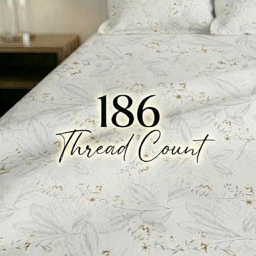 Image of Mafatlal 186 TC Metro Cotton Single Bedsheet | 90 x 60 Inch|Soft, Breathable & Lightweight | with Matching Pillow Cover