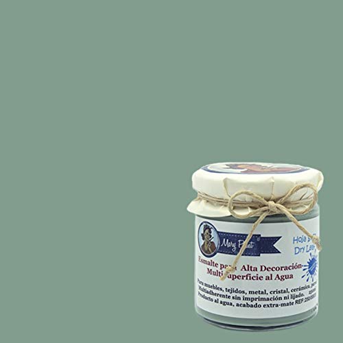 Mary Paint | Pintura para muebles efecto Chalk Paint, Verde Hoja Seca - 750ml