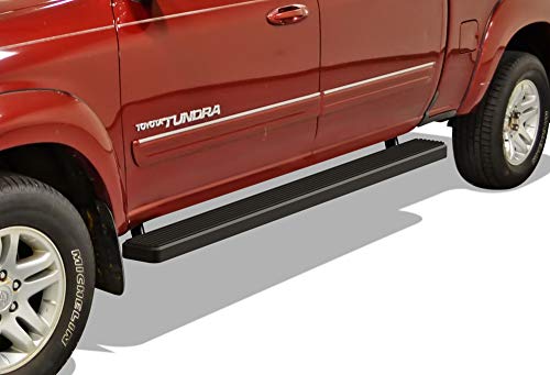 Estribos negros de acero inoxidable 6in para Toyota Tundra miniatura 1