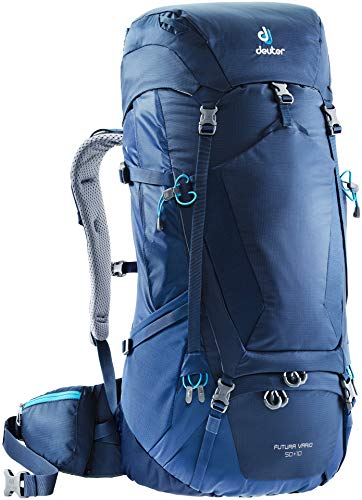 Deuter Futura Vario 50   10 Mochila Senderismo  Unisex Adulto  Medianoche Acero  Talla