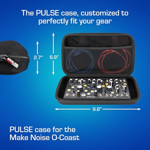 ANALOG CASES Make Noise 0-Coast/Strega/Moog Werkstatt-01 Case - Custom-Fitted Compact PULSE Hard Case for Travel by ANALOG CASES - Image 5