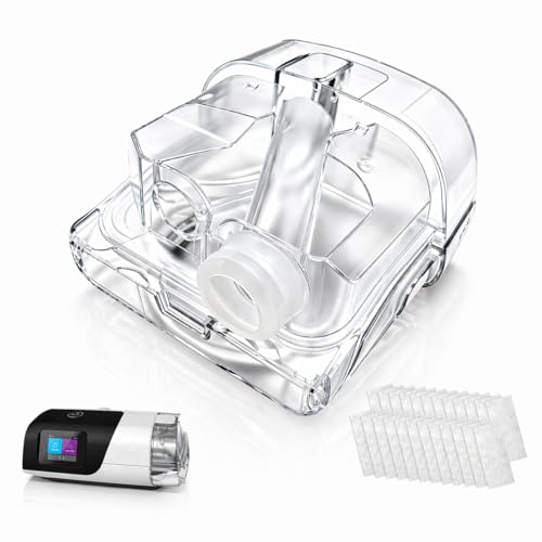 Replacement Water Chamber for AirSense 11 and AirCurve 11 with 24 Pcs filters Supplies 380ml Humidifier Tub Water Tank Adapter Durable Base Design