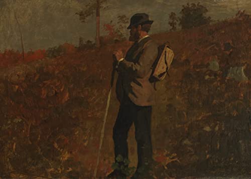 Impression d'affiches Winslow Homer l'homme au sac à dos toile déco murale salon 60x90
